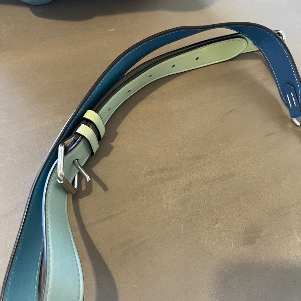 Coach Ombré Pillow Tabby 26 Blue Aqua Shoulder Crossbody Bag V Gently Used - Picture 13 of 15